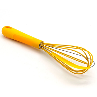  Egg Whisk Integrated Silicone Whisk High Heat Resistant Non-Stick Whisk Egg Beaters Silicone Bowl Scraper